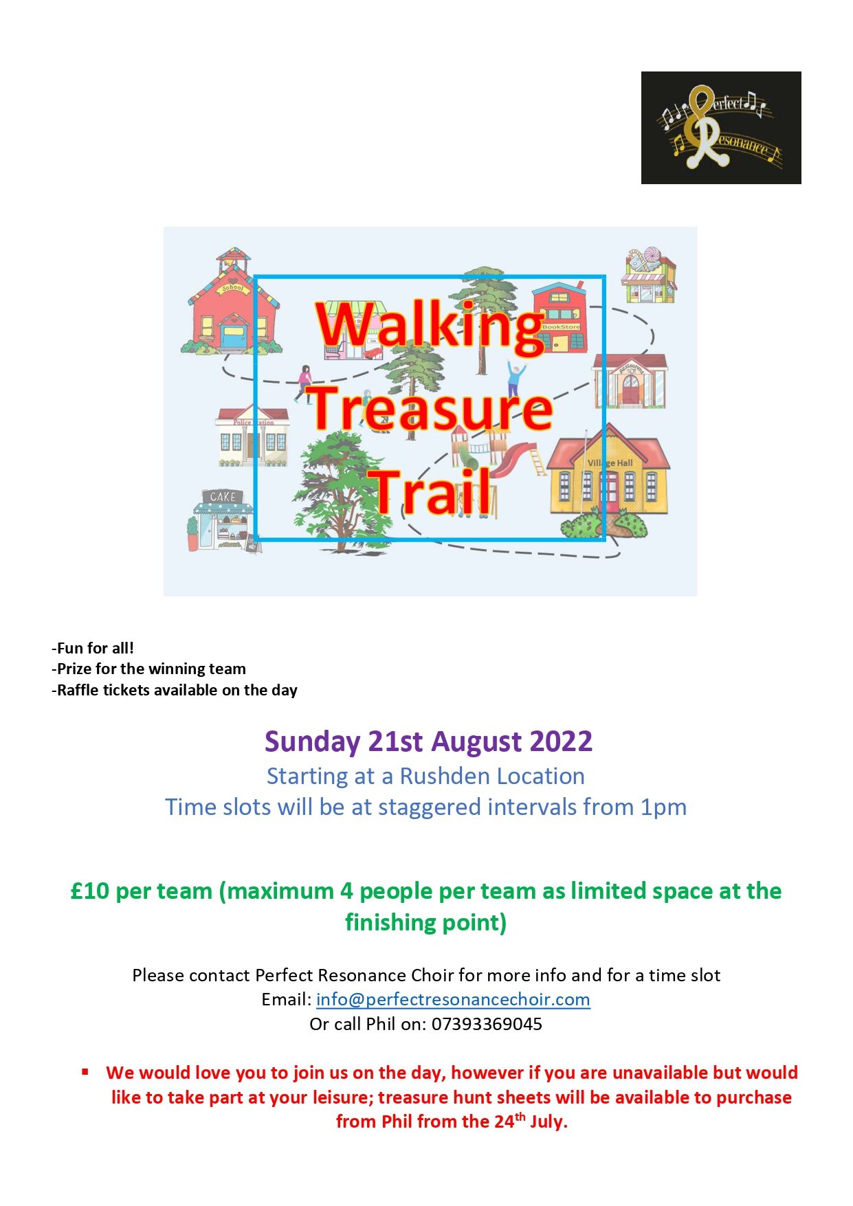 Walking treasure trail, Rushden
